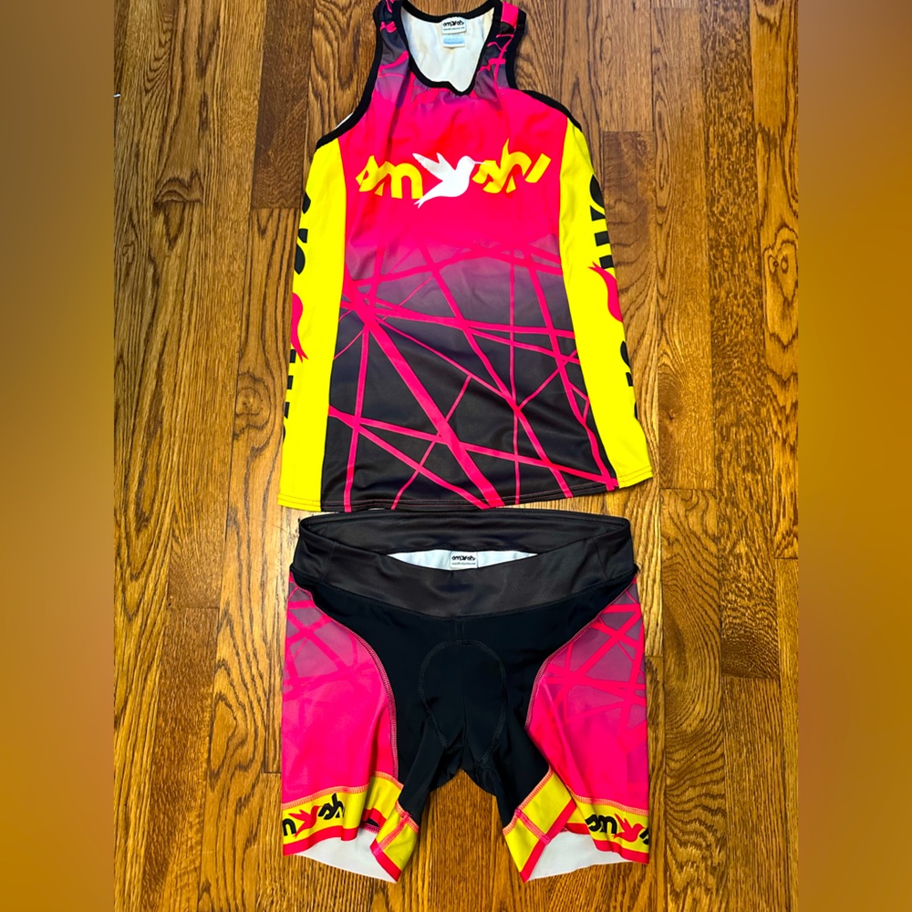 UEC Smashfest Queen Triathlon 2-piece Trisuit Size Medium